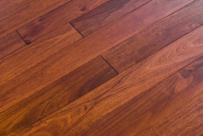 Parquet Parquet massif Mahogany - 20 x 90 mm - brut