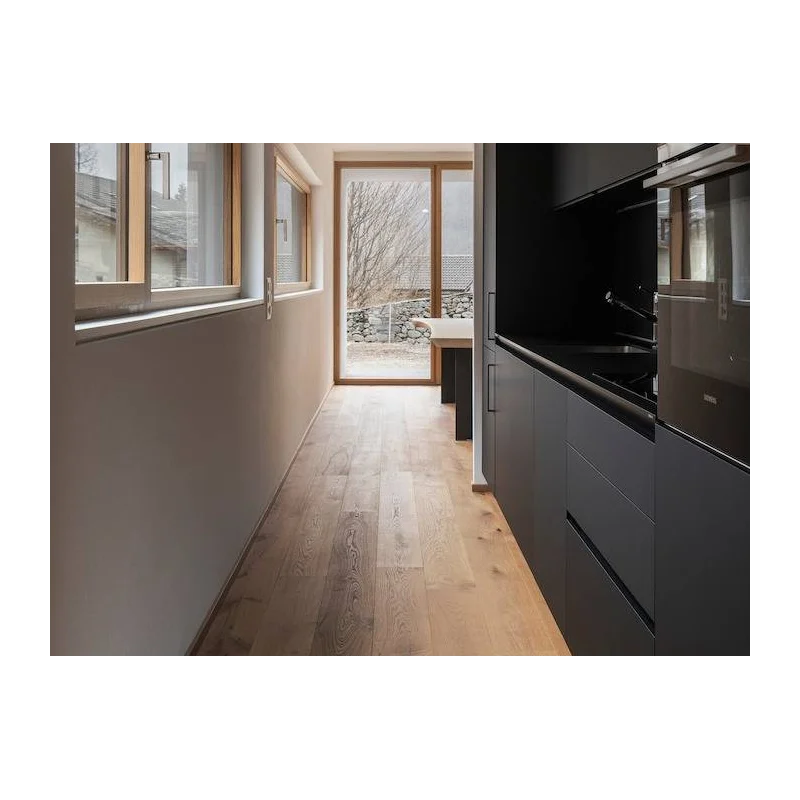 parquet Wengé contrecollé - lames couloir - finition huilée