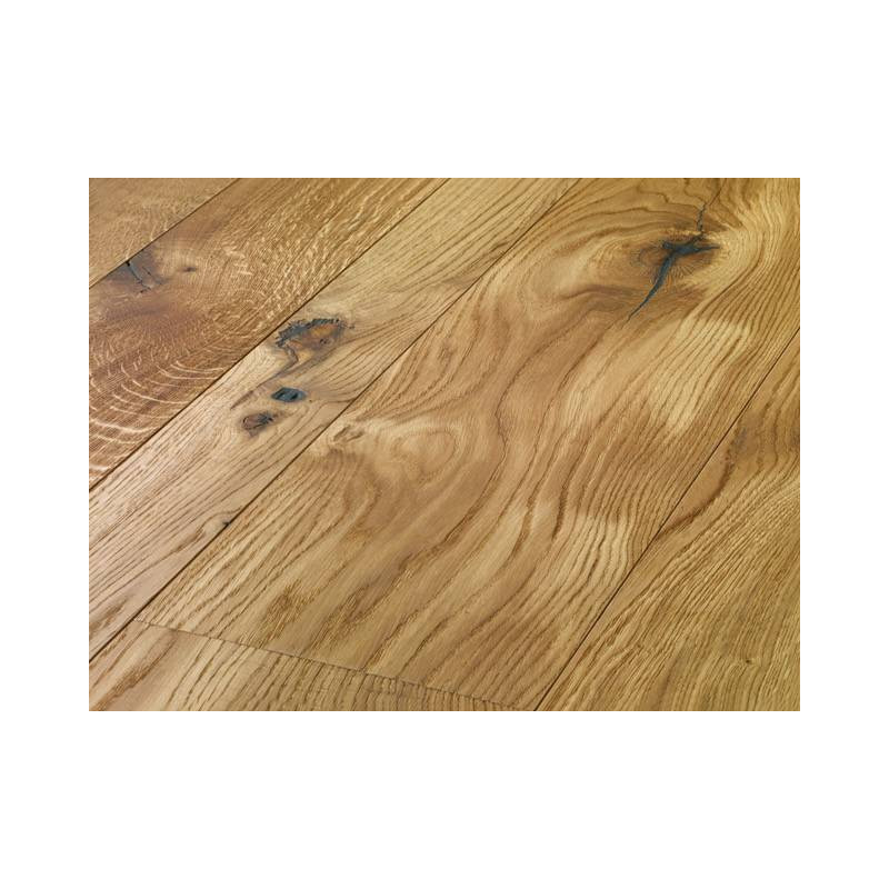 Parquet Parquet contrecollé Chêne - 16 x 90-145-220 mm - huilé INCOLORE - structuré - à la française