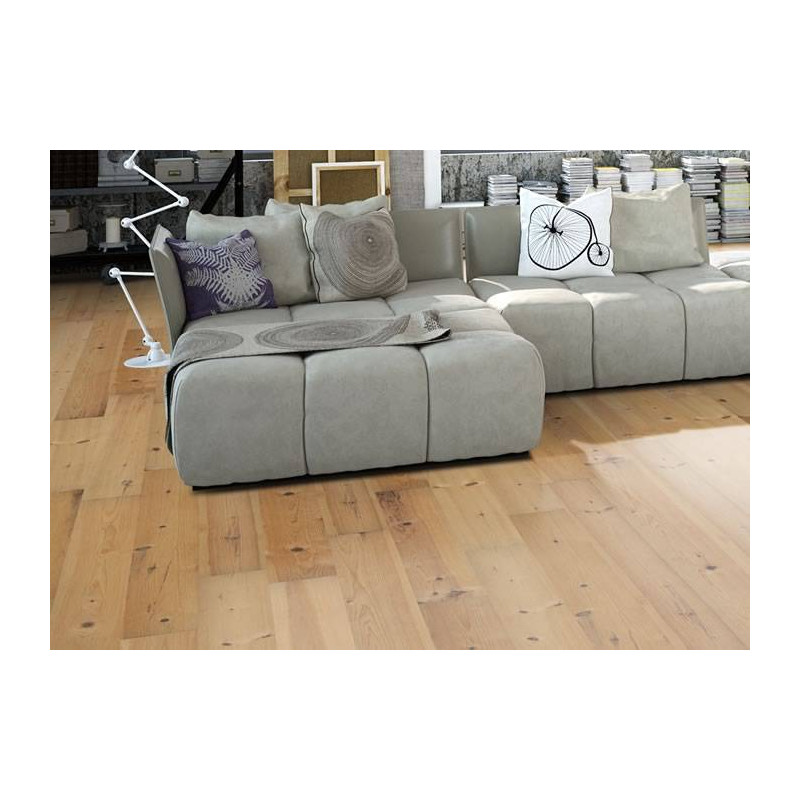 Parquet Parquet massif Pitchpin - 19 x 83 mm - brut