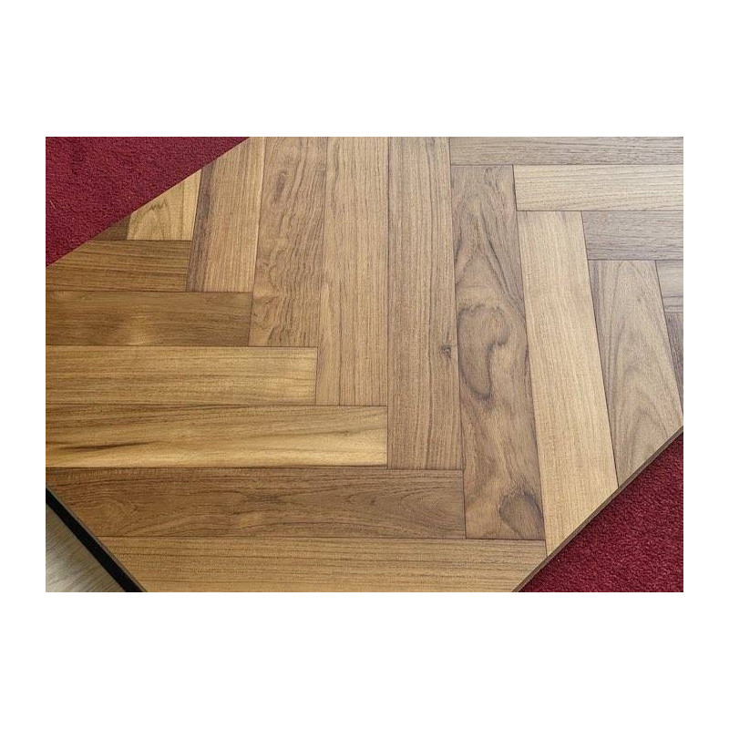 Parquet Parquet contrecollé Teck Select Bâton Rompu - 14 x 90 x 600 mm - huilé UV
