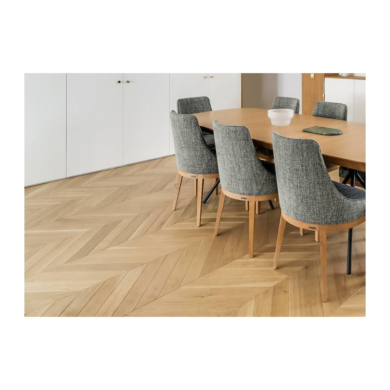 Parquet Parquet massif Chêne Nature Point Hongrie - 14 x 90 x 600 mm - huilé ou verni - Nancy