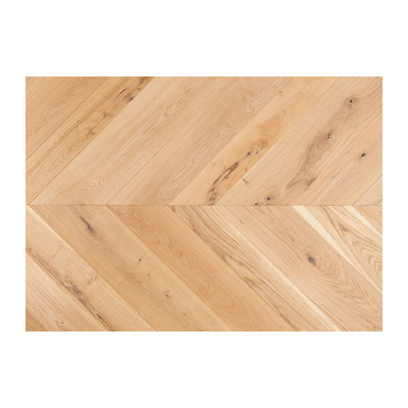 Parquet Parquet contrecollé Chêne Campagne Point Hongrie - 10 x 140 x 580 mm - huilé
