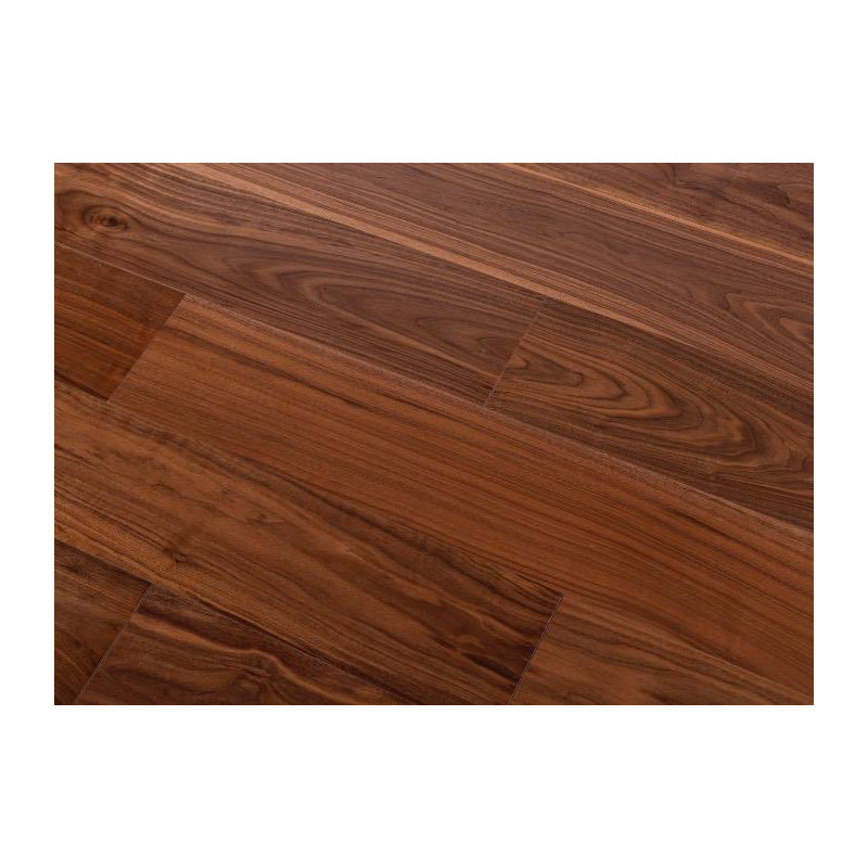 Parquet Parquet contrecollé Noyer Américain Select - 12 x 150 x 1200 mm - huilé UV