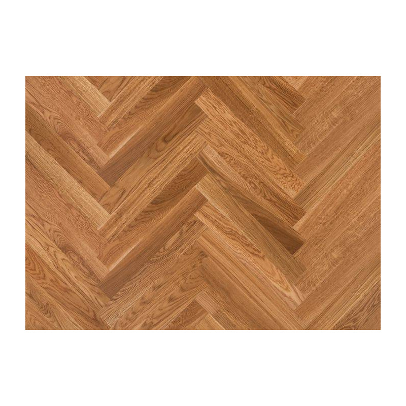 Parquet Parquet contrecollé Chêne Premier Bâton Rompu - 11 x 100 x 700 mm - huilé