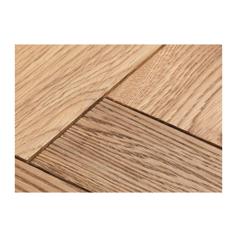 Parquet Parquet contrecollé Chêne Premier Bâton Rompu - 11 x 100 x 700 mm - huilé