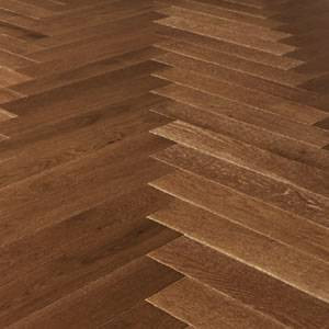 Parquet contrecollé à bâtons rompus en Chêne RU Rustique Europe