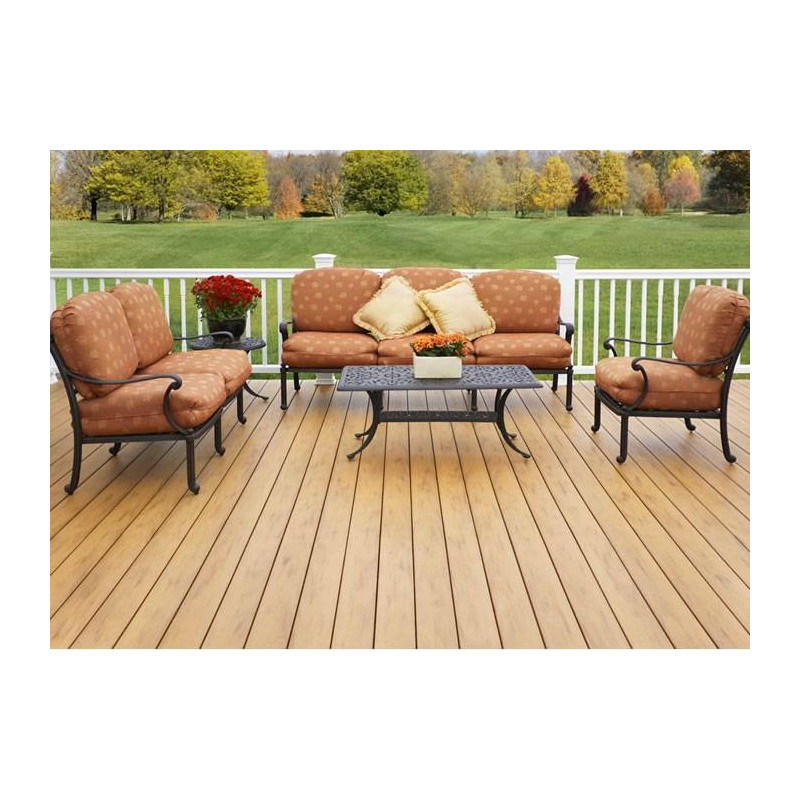 Parquet Lames de terrasse Teck Asie - 19 x 95 mm - 2 faces lisses - à clipser ou visser
