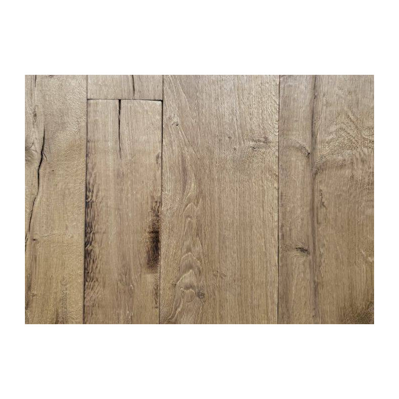 Parquet Parquet contrecollé Chêne multi-largeurs - brossé intense