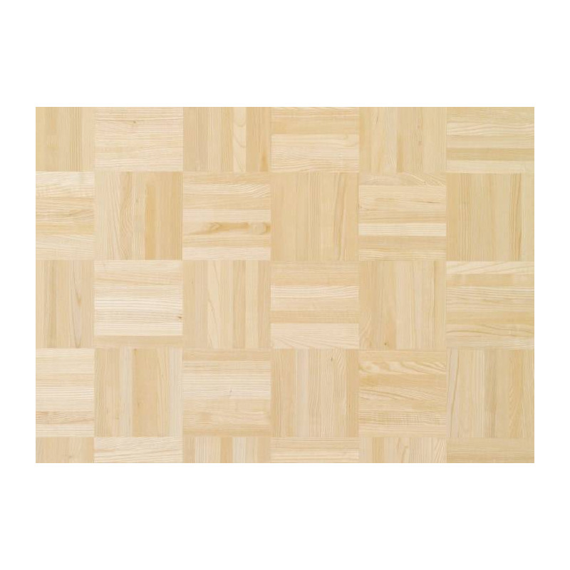Parquet Parquet industriel Frêne Select - 8 x 23 x 160 mm - motif à damier - colis de 4,10 m2