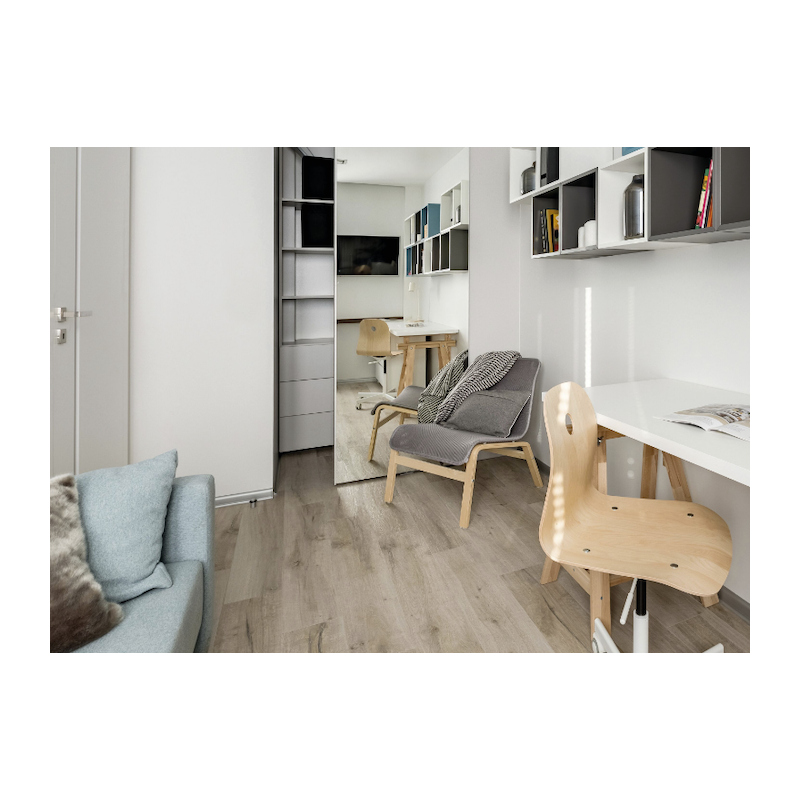Parquet Parquet stratifié - 5,5 x 180 x 1220 mm - aspect incolore
