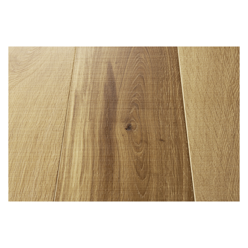 Parquet Parquet massif Chêne Rustique - 14 x 130 mm - brut - sciage strong - Mulhouse