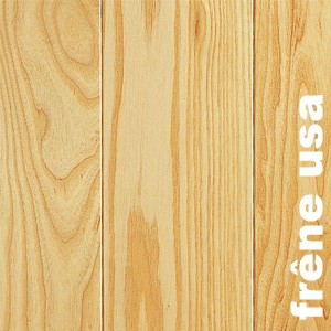 Parquet massif préfini en Frêne blanc