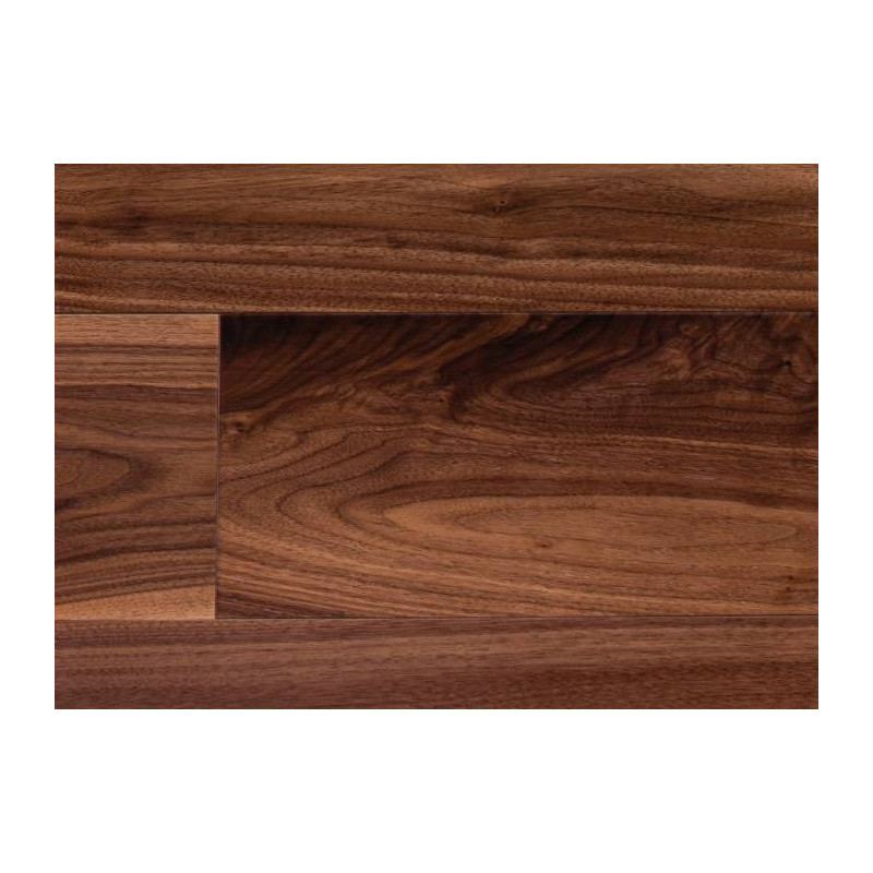 Parquet contrecollé Noyer Américain Select Point Hongrie - 14 x 90 x 510 mm - huilé UV