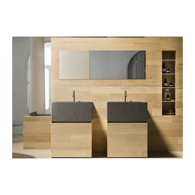Parquet Parquet contrecollé Chêne Premier - 5,5 x 100 x 1100 mm - verni