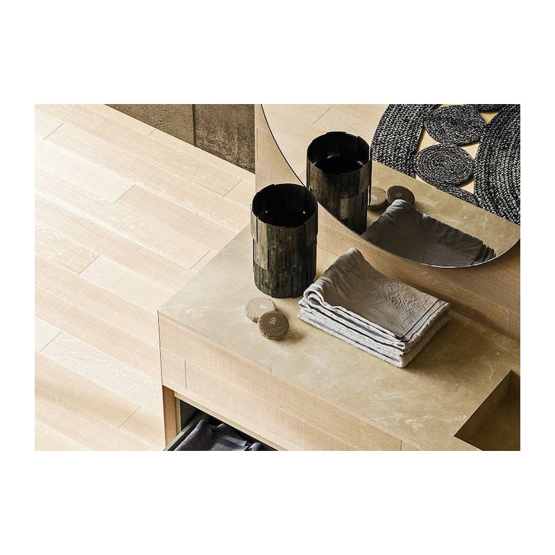 Parquet Parquet contrecollé Chêne Rustique - 5,5 x 100 mm - verni