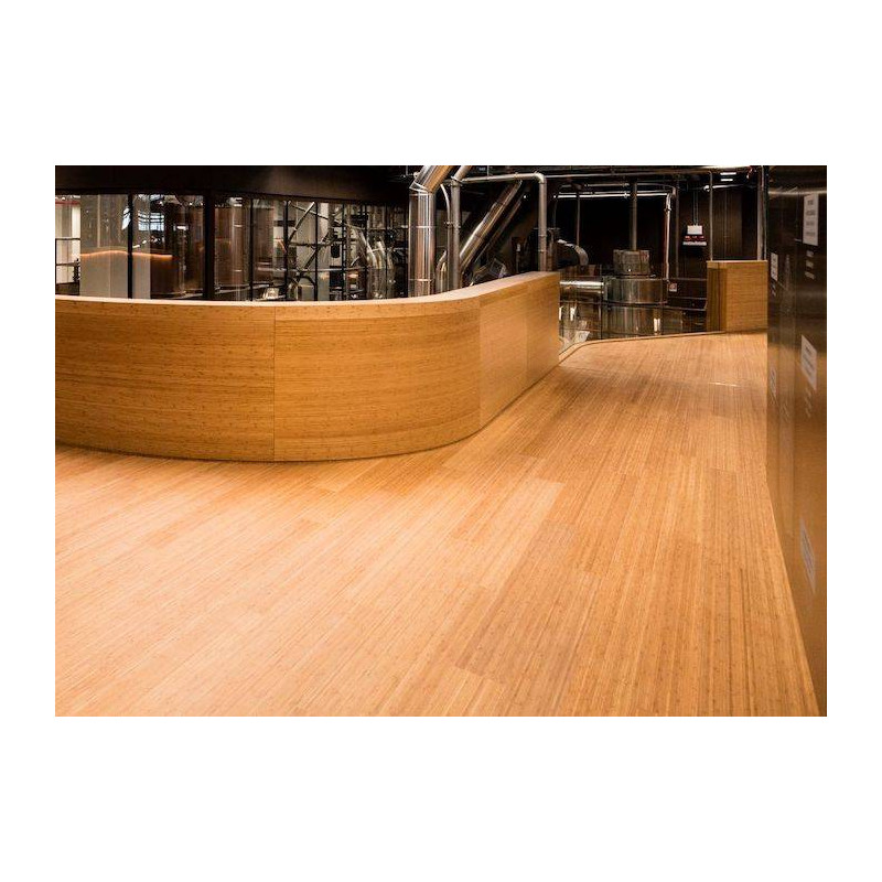 Parquet Parquet massif Bambou BambooElite Moso - 15 x 159 x 1960 mm - verni - naturel - vertical