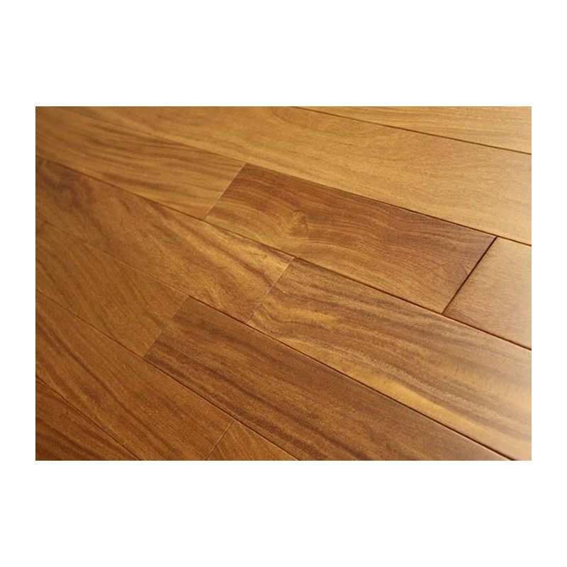 Parquet Parquet massif Cumaru - 15 x 120 mm - verni - Sainte Maxime