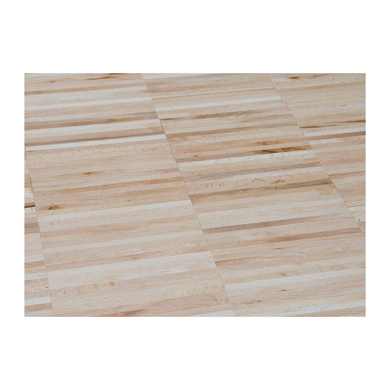 Un sol en bois naturel qui apporte chaleur et élégance à votre intérieur. Idéal pour tous les espaces de vie.