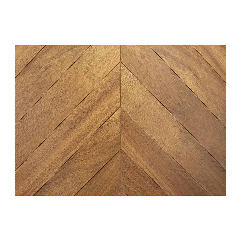 Parquet Parquet massif Iroko Point Hongrie - 14 x 90 x 500 mm - huilé