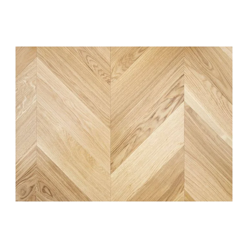 Parquet Chêne Point de Hongrie contrecollé — vue rapprochée — motif en épi