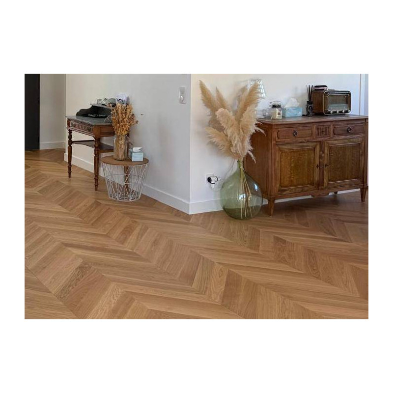 Parquet Parquet contrecollé Chêne Premier Point Hongrie - 13 x 150 x 500 mm - huilé ou verni