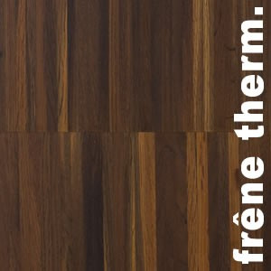 Parquet industriel sur chants en Frêne thermotraite / rétifié