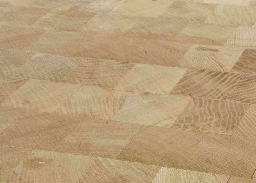 Parquet massif en bois de bout Chêne Premier - 22 x 42 x 42 mm - brut - Montélimar