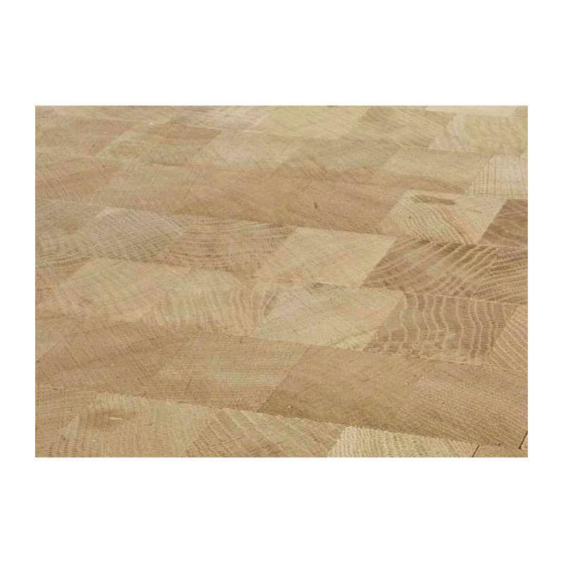 Parquet massif en bois de bout Chêne - 20 x 100 x 100 mm - brut - Montélimar
