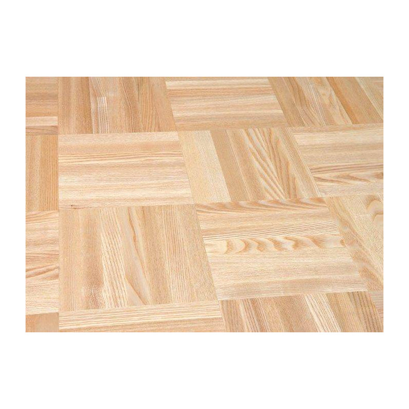 Parquet Parquet industriel Frêne Select - 8 x 23 x 160 mm - motif à damier - colis de 4,10 m2