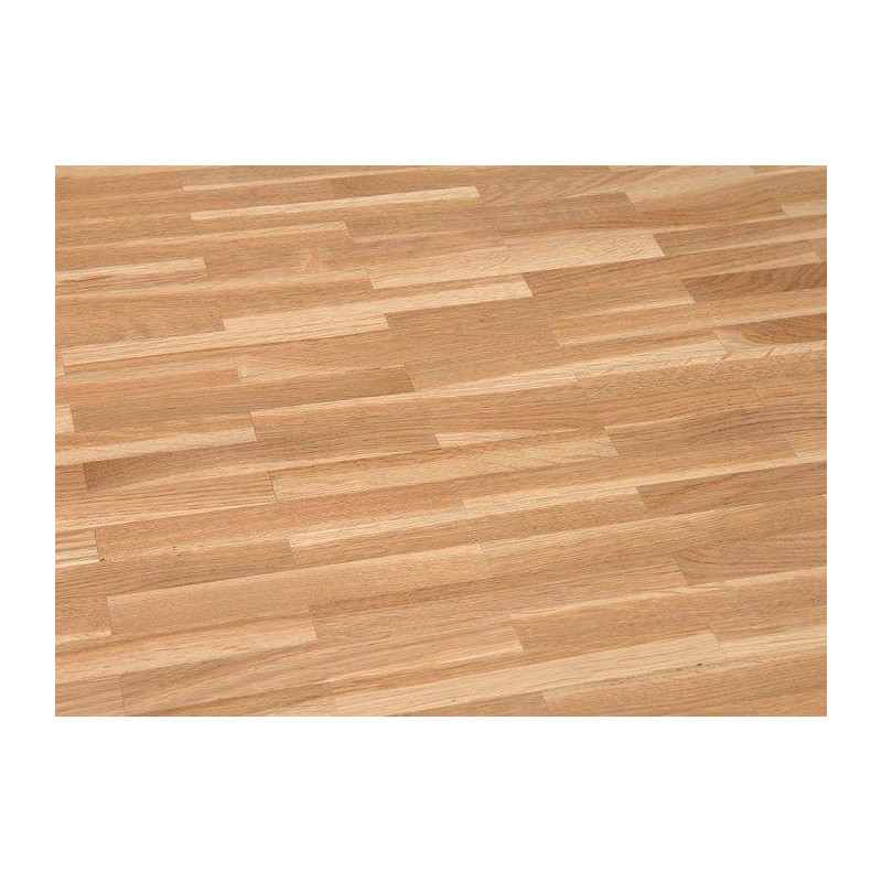 Parquet industriel Chêne Nature - 8 x 23 x 160 mm - motif coupe de pierre