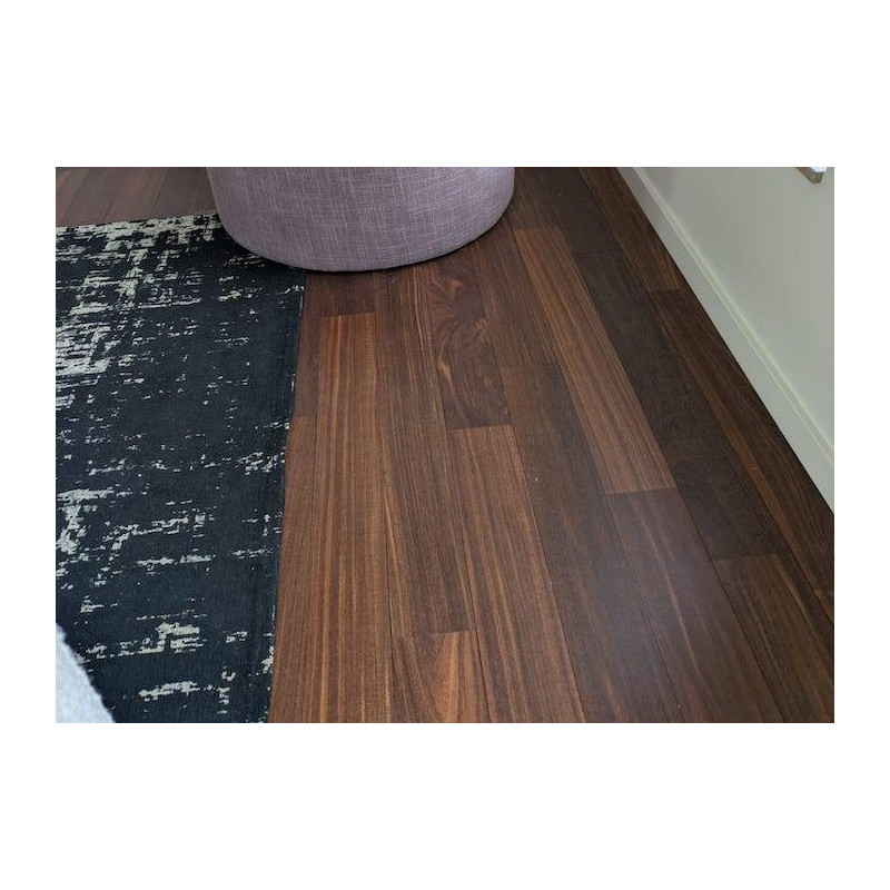 Parquet Parquet massif Kuku ou Noyer d'Asie - 15 x 90 mm - huilé