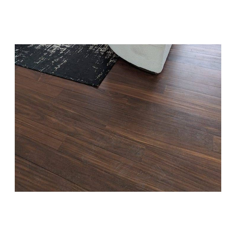 Parquet Parquet massif Noyer d'Asie / Kuku - 15 x 120 mm - verni mat - Bali