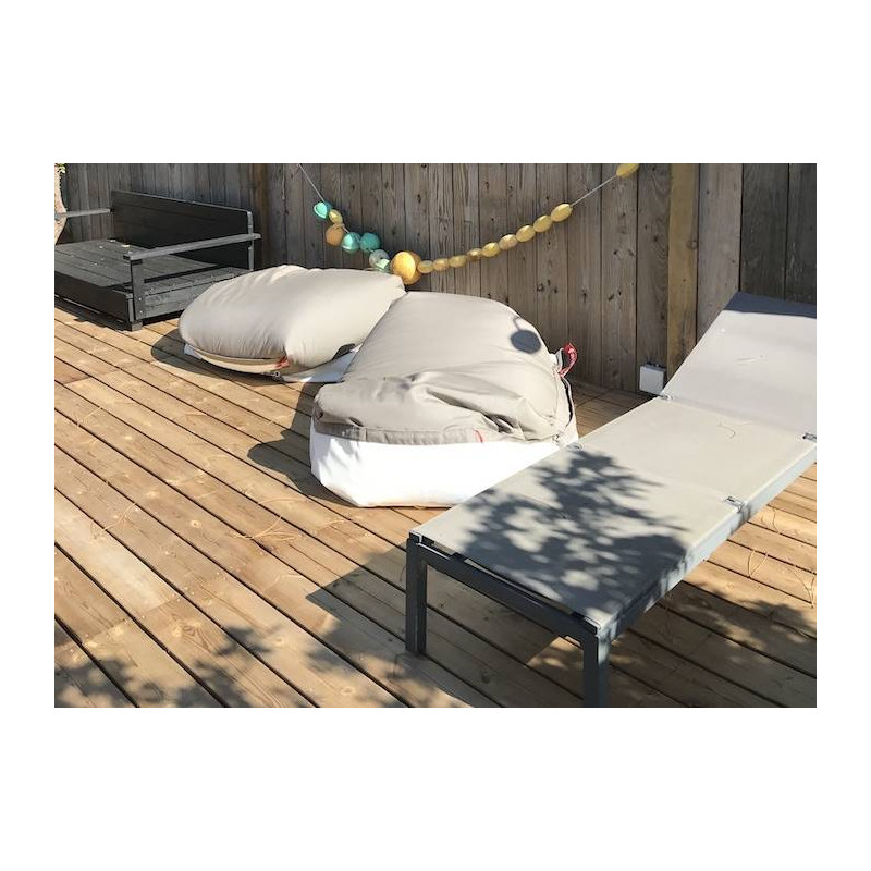 Parquet Lames de terrasse Pin traité marron -  27 x 145 mm - 2 faces lisses - classe 4 - choix standard