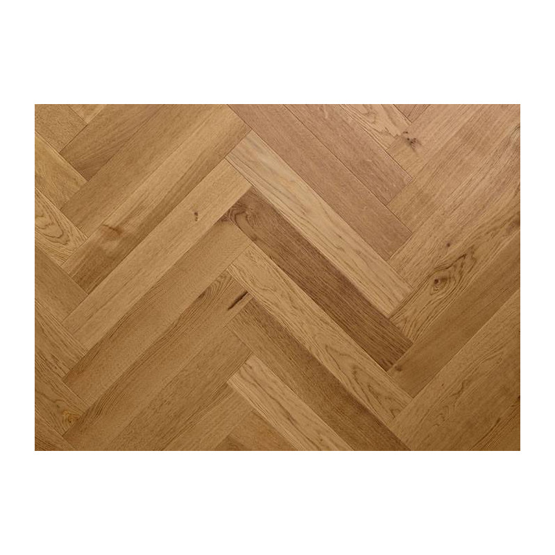 Parquet Parquet massif Chêne Rustique Bâton Rompu - 14 x 120 x 600 mm - huilé ou verni