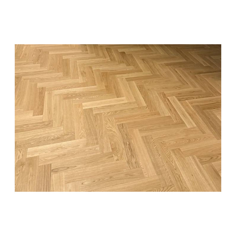 Parquet massif Chêne Premier Bâton Rompu - 22 x 70 x 450 mm - brut