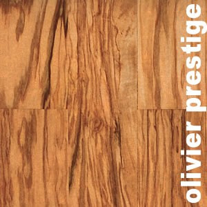 Parquet massif brut en Olivier prestige