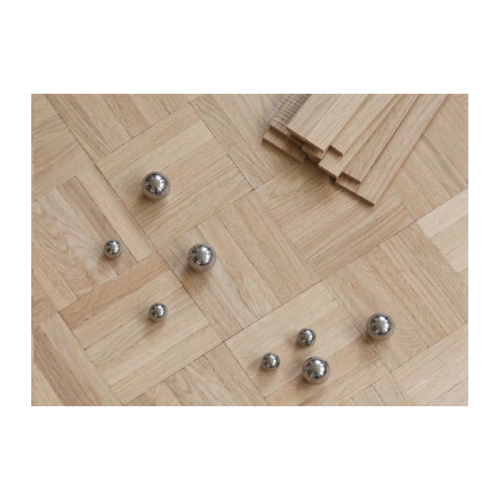 Parquet industriel Chêne Rustique - 8 x 23 x 160 mm - motif à damier - colis de 4,10 m2