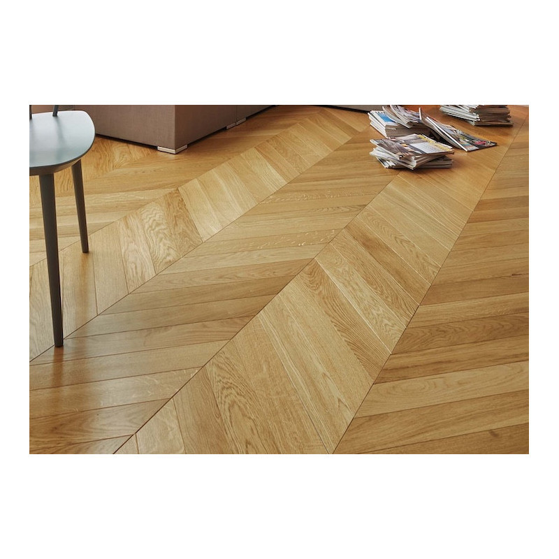 Parquet Parquet massif Chêne Premier Français Point de Hongrie - 21 x 120 mm - verni ou huilé