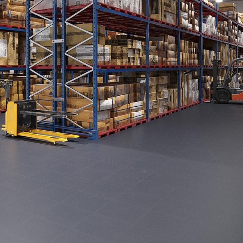 Parquet Dalle PVC Industriel - Multicolor