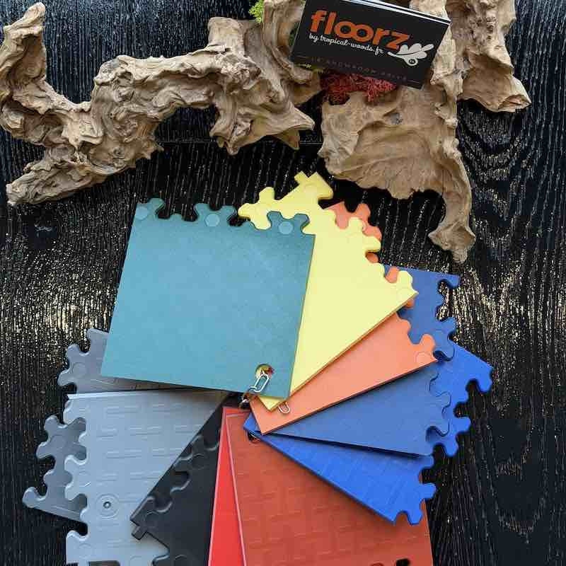 Parquet Dalle PVC Industriel - Multicolor