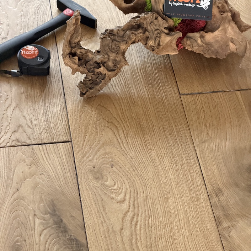 Parquet chêne campagne brossé vieilli 15×190 mm | Floorz™