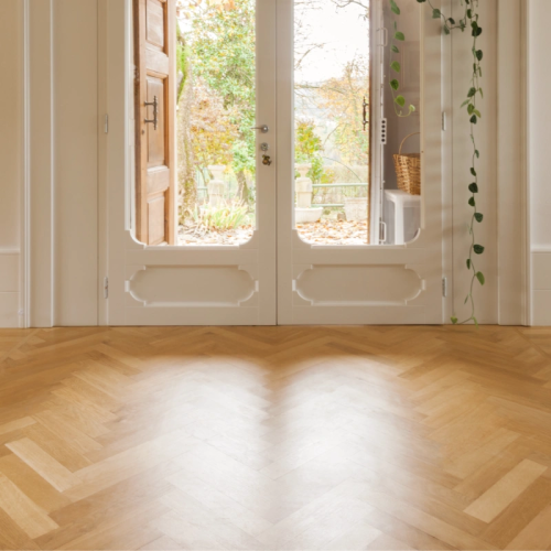 Parquet massif Chêne Premier Bâton Rompu - 14 x 120 x 600 mm - verni ou huilé