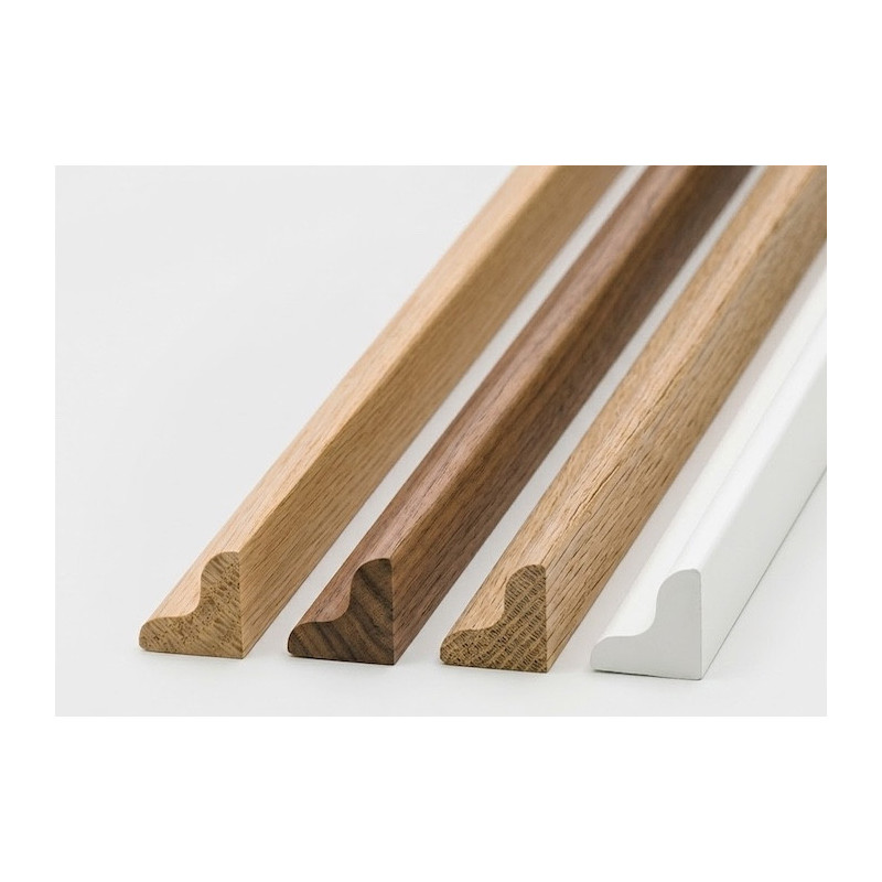 Contreplinthe Iroko - 15 x 15 mm - verni mat