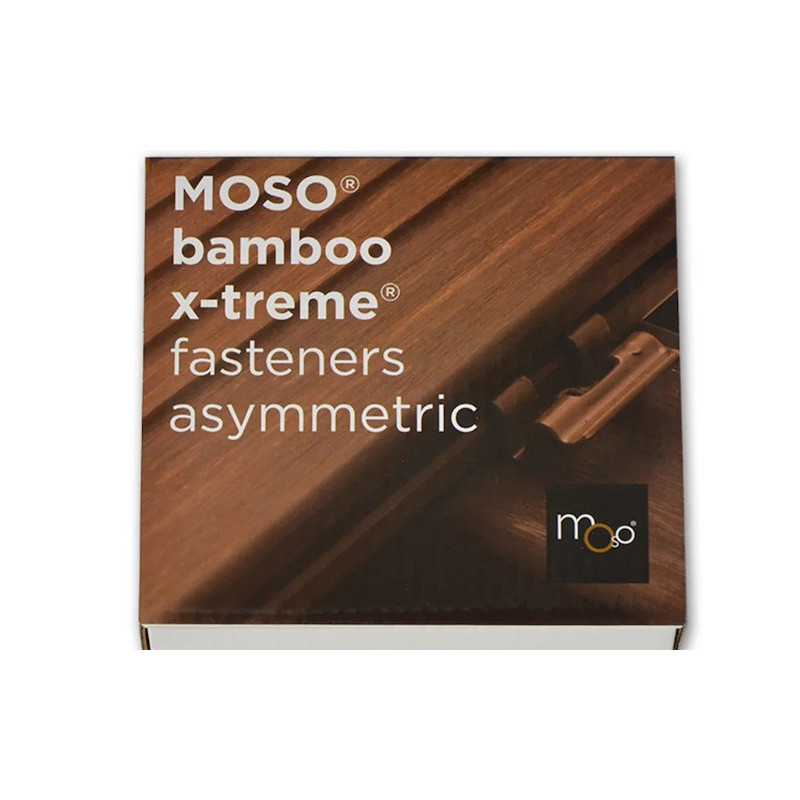 Clip asymétrique avec vis pour lames 18 mm – boîte de 90 pièces