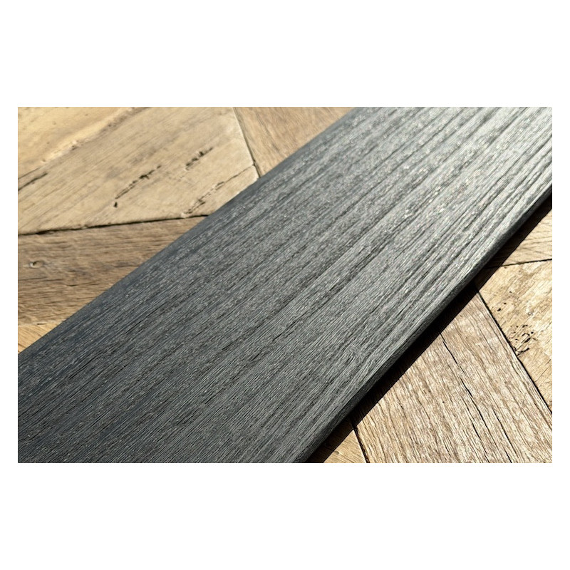 Lambris Paulownia - 12 x 150 x 2440 mm - brossé noir