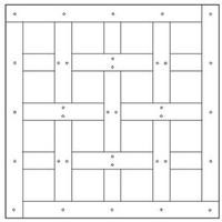 Panneaux Chantilly Chêne Premier - 23 x 500 x 500 mm - brut
