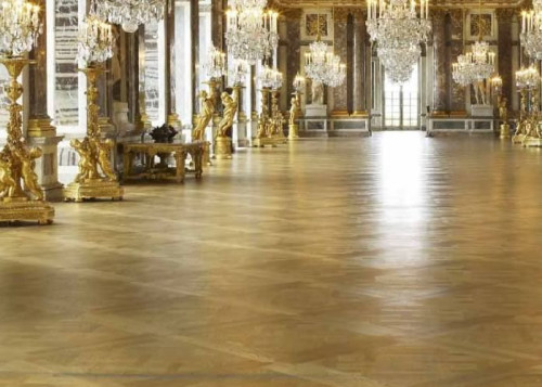 Panneaux Versailles massif Chêne Rustique - 14 x 1000 x 1000 mm - verni