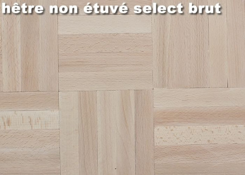 Parquet industriel Hêtre Premier - 8 x 23 x 160 mm - motif à damier - colis de 4,10 m2