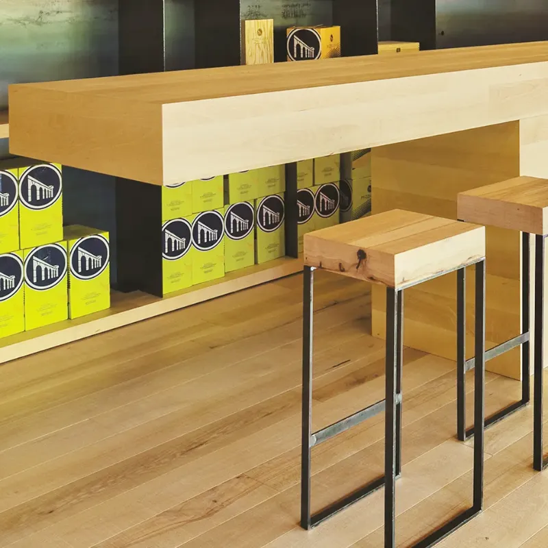 Parquet Hêtre naturel, verni extra-mat, éco-responsable